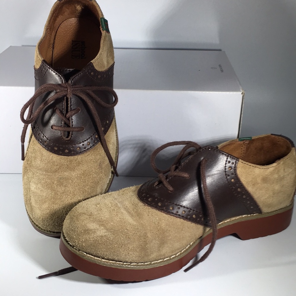 School Issue Leather Girl Shoes(CS2036)